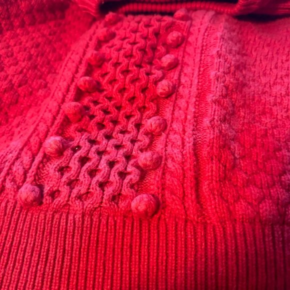 J. Crew Red Wool Blend Crew Neck Sweater - Size Large - Picture 12 of 12